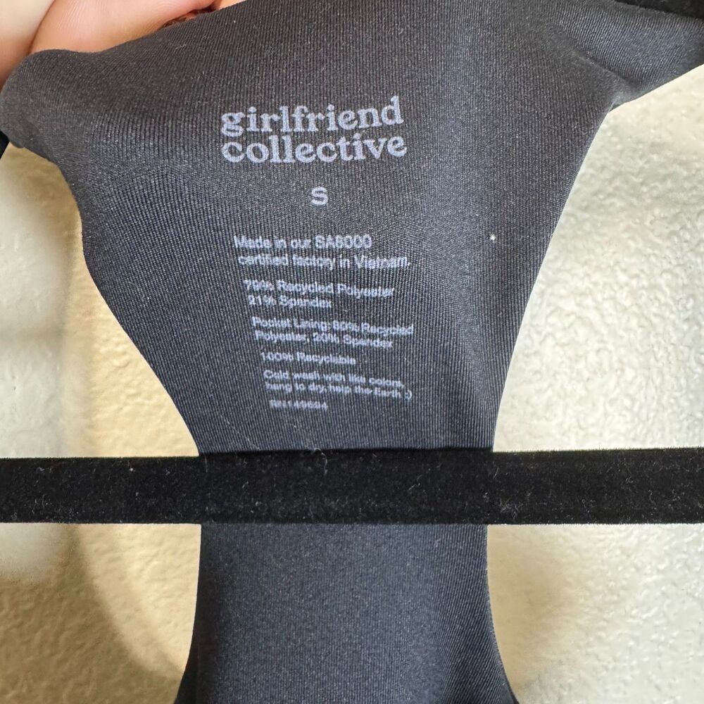 Girlfriend Collective Paloma Mini Tennis Dress Racerback Black Sz S Athleisure - Picture 5 of 7